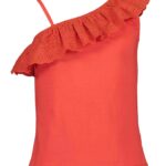 Πλεκτό Αμάνικο Μπλουζάκι "Spring Flower" - Blue Seven