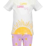 Σετ Κοντομάνικο Μπλουζάκι & Κολάν Σορτς "Sunny Side" - Blue Seven