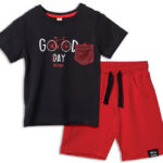 Σετ Βερμούδα & Μπλουζάκι "Good Day" - Reflex