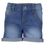 Ελαστικό Υφασμάτινο Σορτς Τύπου Τζιν "Kids Girls Basics" - Blue Seven