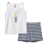 Σετ Σορτς Ριγέ & Μπλουζάκι - Reflex