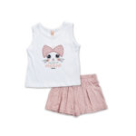 Σετ Σορτς & Μπλουζάκι "Γατούλα" - Reflex