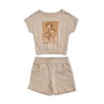 Σετ Σορτς & Μπλουζάκι "Κλαδί Με Λουλούδια" - Reflex