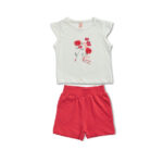 Σετ Σορτς & Μπλουζάκι "Λουλούδια" - Reflex