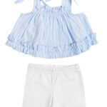 Σετ Τοπ Ριγέ Και Κολάν