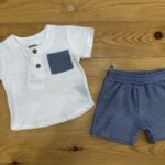 Σετ Πικέ Μπλούζα Και Βερμούδα